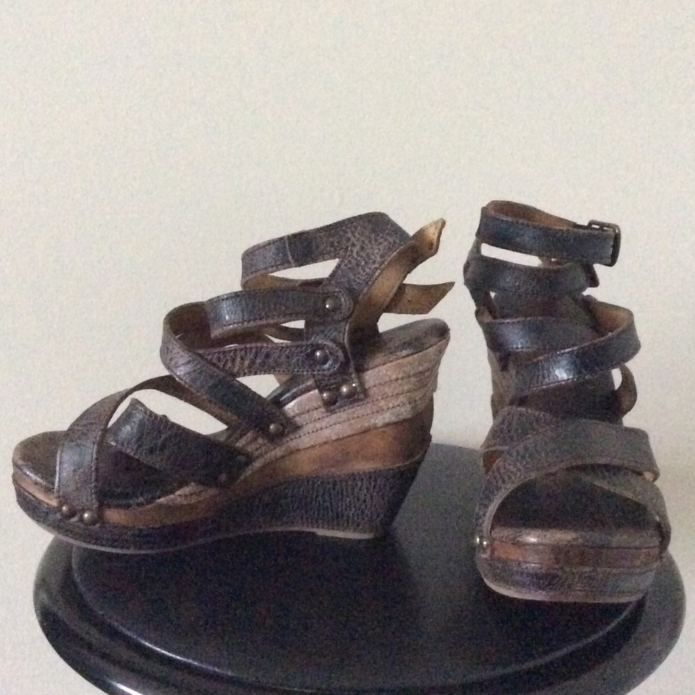 Bed Stu Julianna wedges, size 6 1/2